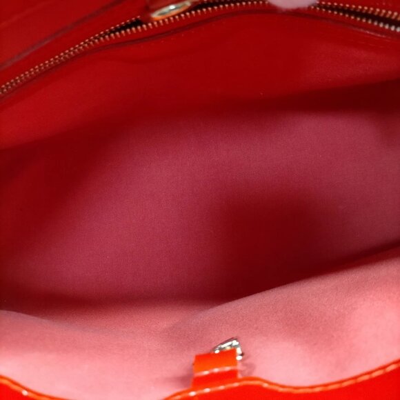 Louis Vuitton LV Hand Bag Wilshire PM Red Vernis 600-052225 - Picture 11 of 14